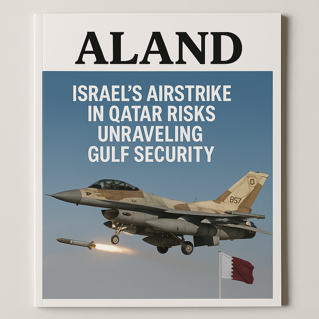 ALAND Magazine Cover – Israel’s Airstrike in Qatar and Gulf Security Risks